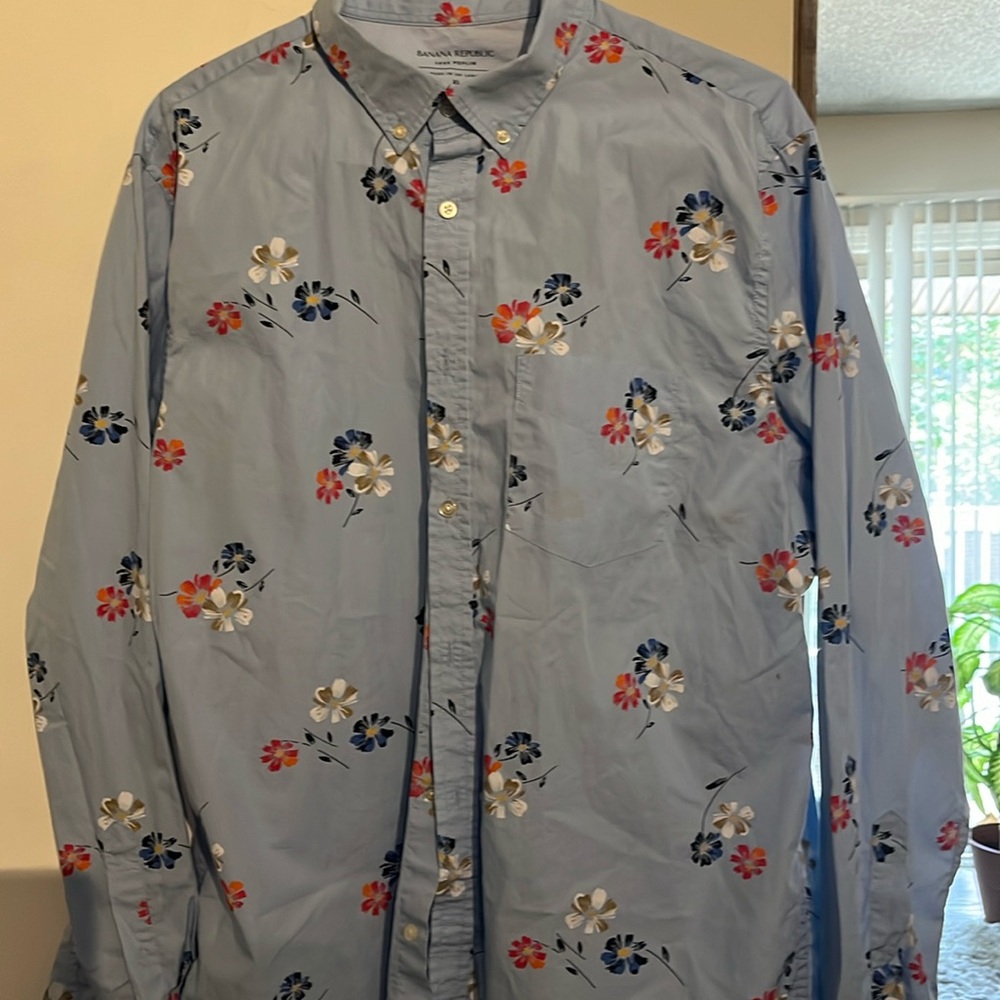Banana Republic stylish cotton summer shirt